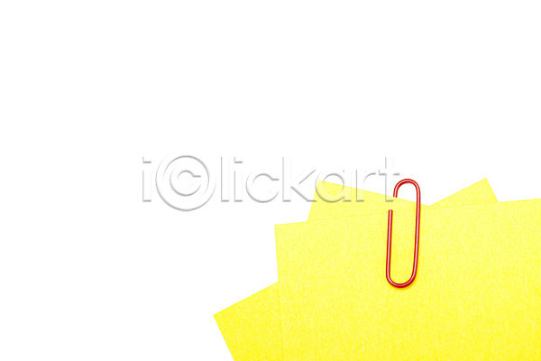사람없음 JPG 포토 기록 노란색 누끼 메모지 문구용품 사무용품 스튜디오촬영 실내 여러장 오브젝트 종이 컬러 클립 포스트잇 학용품