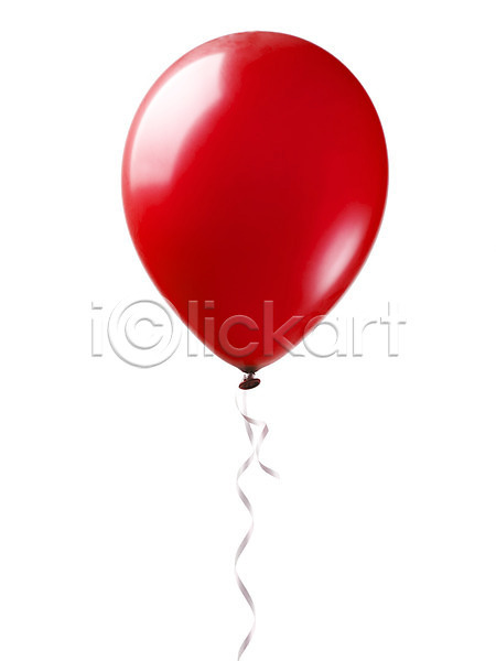 사람없음 JPG 포토 기념일 끈 놀이용품 누끼 빨간색 스튜디오촬영 실내 오브젝트 이벤트 장식 컬러 파티 파티용품 풍선 한개