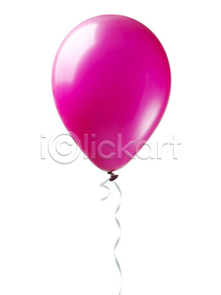 사람없음 JPG 포토 기념일 끈 놀이용품 누끼 분홍색 스튜디오촬영 실내 오브젝트 이벤트 장식 컬러 파티 파티용품 풍선 한개