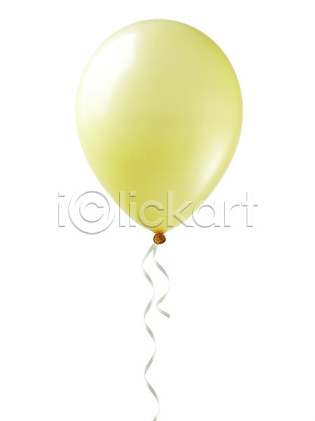 사람없음 JPG 포토 기념일 끈 노란색 놀이용품 누끼 스튜디오촬영 실내 오브젝트 이벤트 장식 컬러 파티 파티용품 풍선 한개