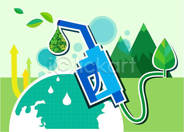 보호 환경보전 사람없음 AI(파일형식) 일러스트 그린에너지 그린캠페인 나무 물방울무늬 식물 에코 원형 잎 자연보호 지구 친환경 캠페인 화살표 환경