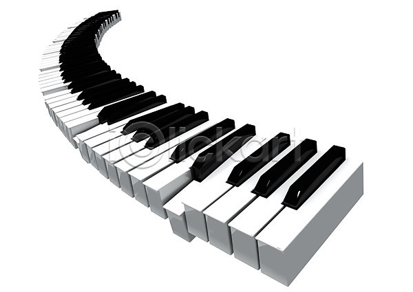 사람없음 3D PSD 입체 편집이미지 3D소스 건반 건반악기 그래픽 악기 연주 오브젝트 음악 편집소스 피아노(악기)