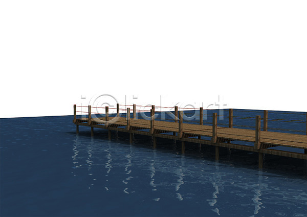 사람없음 3D PSD 입체 편집이미지 3D소스 강 강가 건축 건축물 그래픽 길 나무다리 다리(건축물) 물 물그림자 반사 편집소스 항구 호수