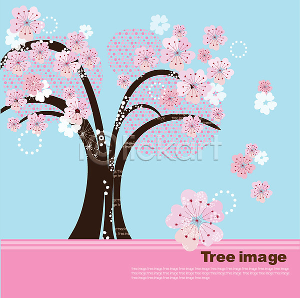 사람없음 AI(파일형식) 일러스트 계절 그래픽 꽃 꽃나무 나무 디자인 모양 무늬 문양 물방울무늬 백그라운드 벚꽃 벚나무 봄 봄배경 식물 오브젝트 잎 패턴