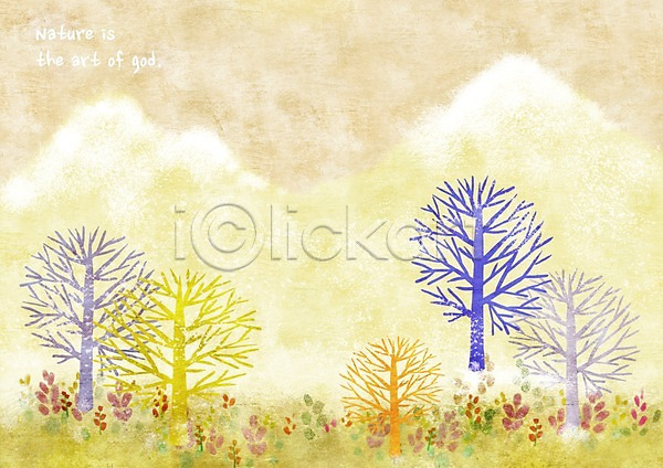 사람없음 PSD 일러스트 나무 나뭇가지 나뭇잎 백그라운드 산 식물 잎 자연 자연백그라운드 풍경(경치)
