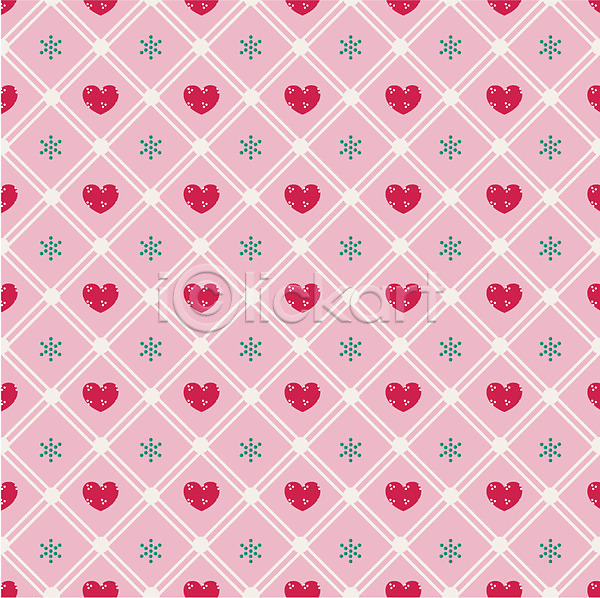 사랑 사람없음 AI(파일형식) 일러스트 무늬 문양 물방울무늬 백그라운드 패턴 하트 하트백그라운드