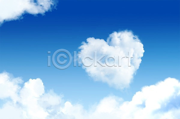 사랑 사람없음 PSD 편집이미지 구름(자연) 모양 백그라운드 야외 자연 자연요소 주간 풍경(경치) 하늘 하트
