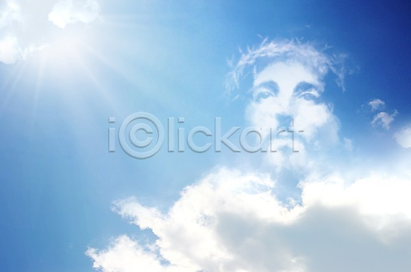 사람없음 신체부위 PSD 편집이미지 구름(자연) 기독교 모양 백그라운드 야외 얼굴 예수 자연 자연요소 종교 주간 태양 풍경(경치) 하늘 해 햇빛