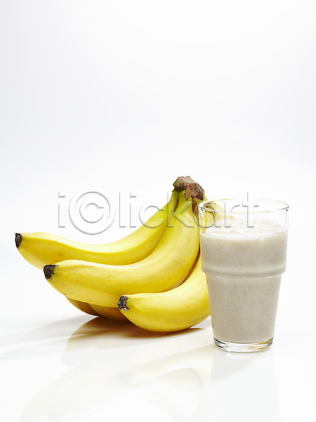 사람없음 JPG 포토 과일 과일주스 누끼 바나나 바나나주스 스튜디오촬영 실내 음료 음식 잔 주스 컵