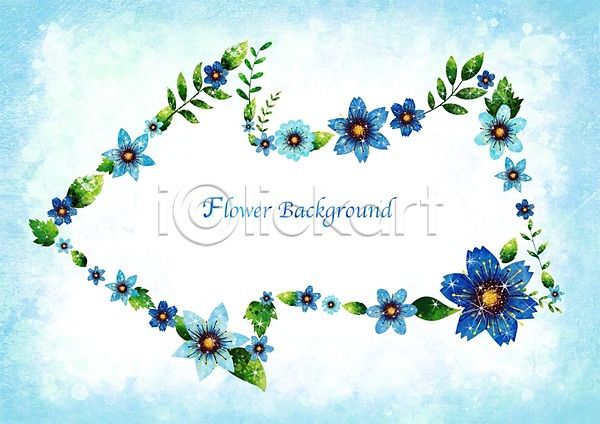 사람없음 PSD 일러스트 공백 꽃 꽃백그라운드 배너 백그라운드 식물 액자 잎 자연 틀 파란색 프레임 화살표 화초