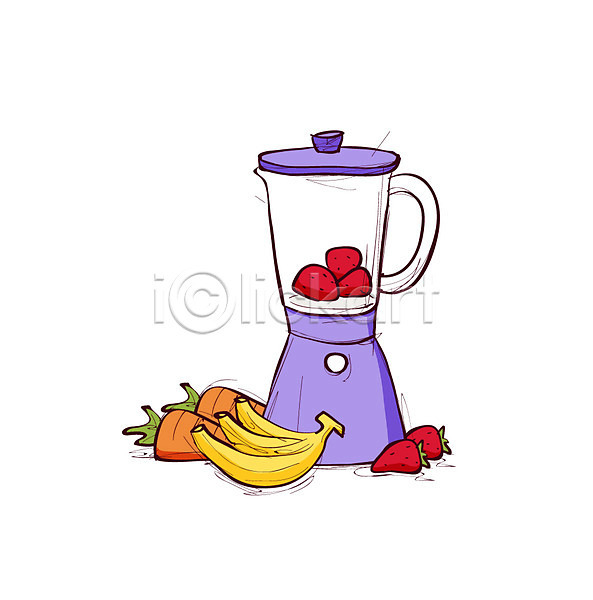 사람없음 AI(파일형식) 아이콘 음식아이콘 가전제품 과일 과일주스 당근 딸기 믹서 바나나 생과일 음료 전자제품 채소 클립아트