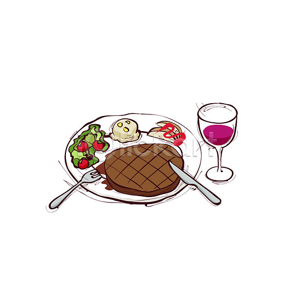 사람없음 AI(파일형식) 아이콘 음식아이콘 그릇 나이프 서양음식 스테이크 식사 와인 와인잔 요리 육류 육식 음식 잔 접시 정식 주류 칼 컵 클립아트 포크