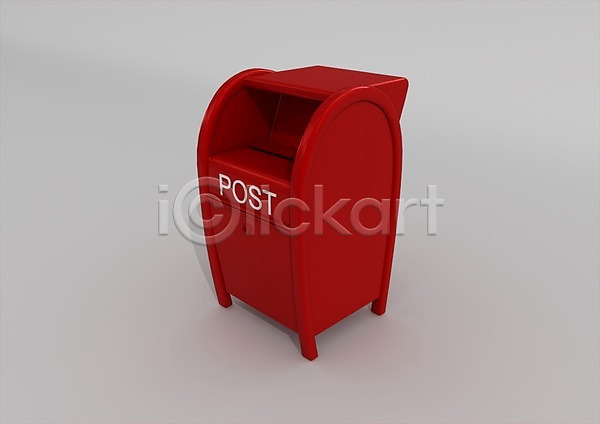 사람없음 3D PSD 입체 편집이미지 3D소스 그래픽 메일함 빨간색 시설물 오브젝트 우체국(기관) 우체통 우편물 컬러 편지 편집소스