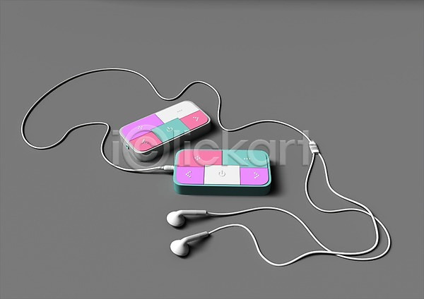 사람없음 3D PSD 입체 편집이미지 3D소스 MP3 그래픽 기계 소형가전 오브젝트 음악 음향기기 이어폰 전자제품 편집소스 휴대용