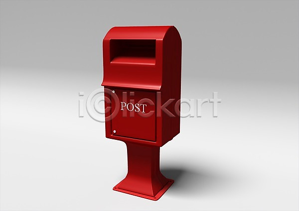 사람없음 3D PSD 입체 편집이미지 3D소스 그래픽 메일함 빨간색 시설물 오브젝트 우체국(기관) 우체통 우편물 컬러 편지 편집소스