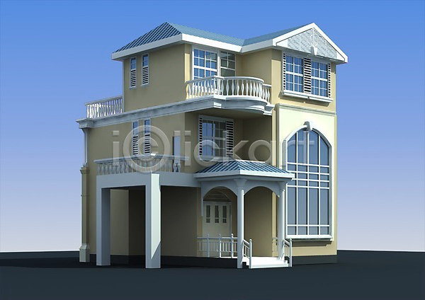 사람없음 3D PSD 편집이미지 3D소스 건물 건축 건축물 건축양식 그래픽 난간 주택 창문 출입구 편집소스