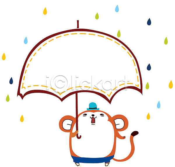 귀여움 사람없음 AI(파일형식) 일러스트 날씨 날씨캐릭터 동물 동물캐릭터 배너 백그라운드 비(날씨) 빗방울 안내 알림 애니멀프린트 우산 원숭이 원숭이캐릭터 캐릭터 틀 포유류 프레임