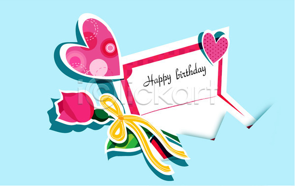 축하 사람없음 AI(파일형식) 카드템플릿 템플릿 꽃 리본 백그라운드 생일 생일축하 생일카드 식물 장미 초대 초대장 축하카드 카드(감사) 하트