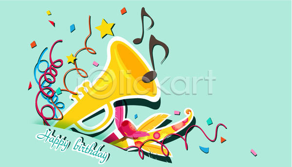 축하 사람없음 AI(파일형식) 카드템플릿 템플릿 꽃가루 나팔 백그라운드 생일 생일축하 생일카드 악기 음악 음표 초대 초대장 축하카드 카드(감사) 폭죽