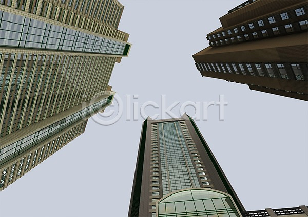 설계 사람없음 3D PSD 로우앵글 입체 편집이미지 3D소스 건물 건축물 고층빌딩 그래픽 도시 모형 빌딩 설계도 편집소스 현대건축