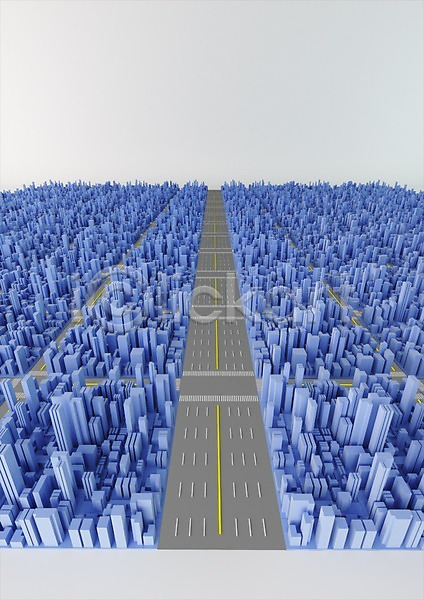 설계 사람없음 3D PSD 입체 편집이미지 3D소스 거리 건물 건축물 그래픽 길 도로 도시 모형 빌딩 설계도 차도 차선(도로) 파란색 편집소스 풍경(경치) 현대건축 횡단보도