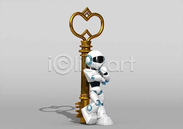 미래 사람없음 3D PSD 입체 편집이미지 3D소스 3D캐릭터 4차산업 과학 그래픽 로봇 로봇산업 열쇠 인조인간 첨단과학 첨단산업 캐릭터 편집소스