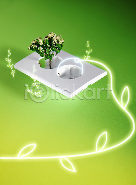 절약 사람없음 PSD 편집이미지 광선 그린캠페인 나무 라이트페인팅 빛 식물 에너지 에너지절약 에코 자연보호 전기에너지 전기절약 초록색 캠페인 콘센트 페인팅 풀(식물) 환경