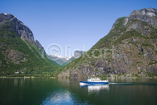 사람없음 JPG 포토 교통 교통수단 노르웨이 배(교통) 북유럽 야외 유람선 유럽 유럽풍경 자연 주간 풍경(경치) 피오르 해외풍경