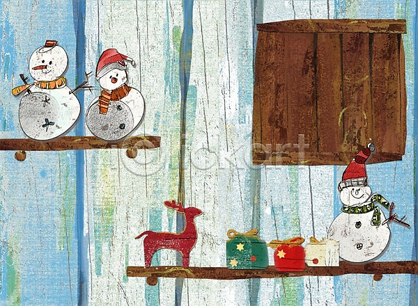 사람없음 PSD 일러스트 겨울 겨울배경 계절 기념일 눈사람 동물 백그라운드 사슴 선물 장식 크리스마스 크리스마스선물 크리스마스장식 풍경(경치)