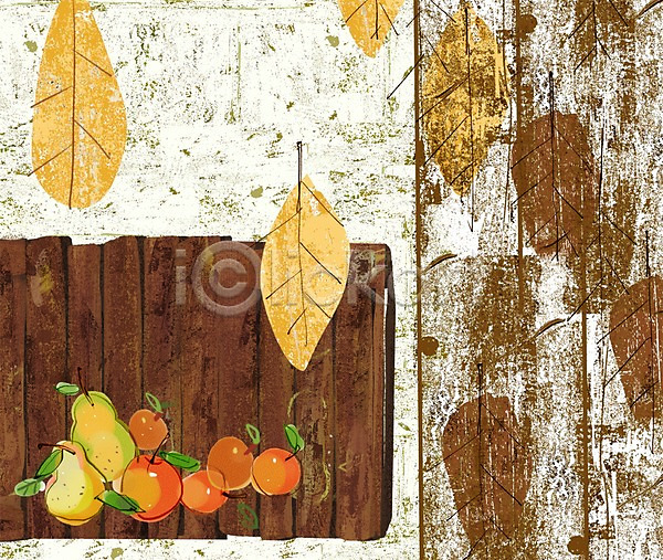 사람없음 PSD 일러스트 가을(계절) 가을배경 계절 과일 나뭇잎 낙엽 농사 농촌 백그라운드 수확 시골 식물 잎 풍경(경치)