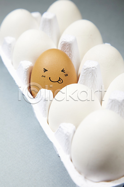 사람없음 JPG 포토 계란 미소(표정) 백그라운드 스튜디오촬영 실내 알 웃음 음식 재료 컨셉 판 표정