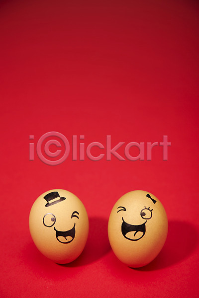 사람없음 JPG 포토 계란 미소(표정) 백그라운드 스튜디오촬영 실내 알 웃음 윙크 음식 재료 컨셉 표정
