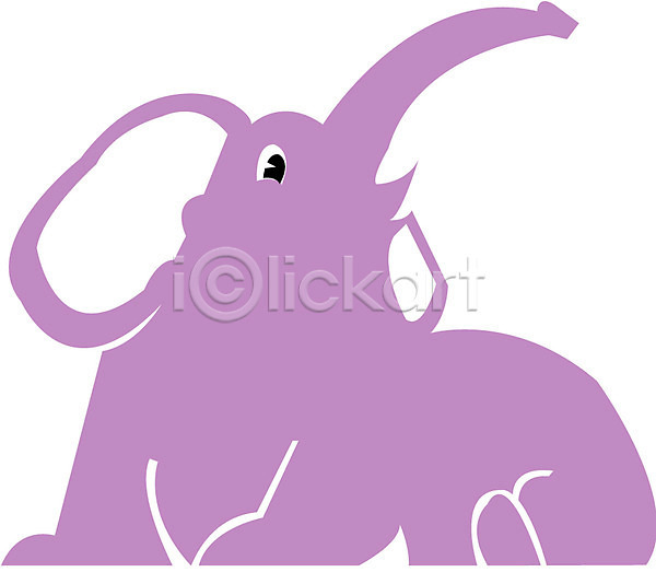 사람없음 EPS 아이콘 동물 야생동물 육지동물 척추동물 캐릭터 코끼리 클립아트 포유류 한마리
