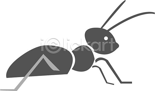 사람없음 EPS 아이콘 개미 곤충 곤충캐릭터 동물 벌레 절지류 캐릭터 클립아트 한마리