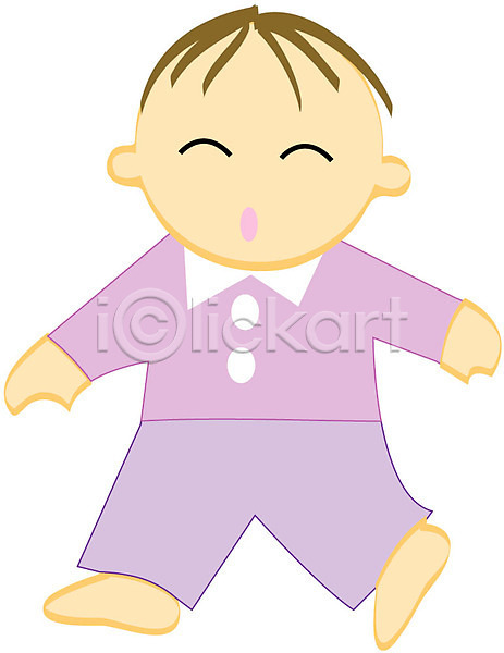 남자 남자만 남자아기만 남자아기한명만 남자한명만 사람 아기 아기만 한명 EPS 아이콘 걷기 미소(표정) 웃음 유아복 클립아트 포즈