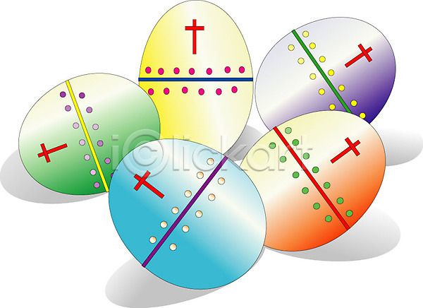 사람없음 EPS 아이콘 계란 교회 기독교 기독교용품 부활절 삶은계란 음식 종교 종교용품