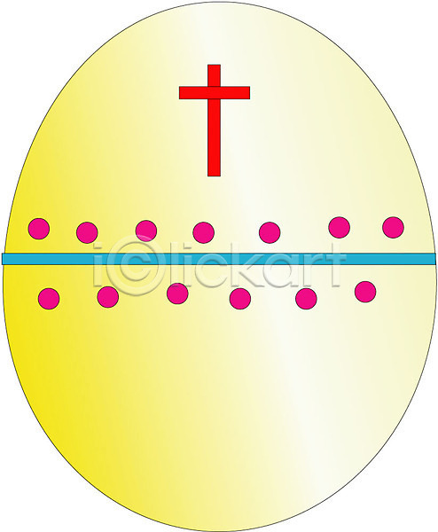 사람없음 EPS 아이콘 계란 교회 기독교 기독교용품 부활절 삶은계란 음식 종교 종교용품