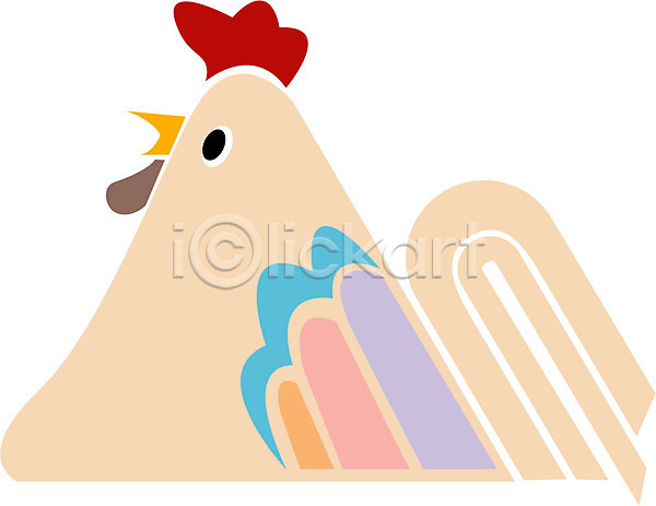 사람없음 EPS 아이콘 가축 닭 닭띠 닭벼슬 동물 새해 십이지신 운세 유 조류 척추동물 캐릭터 클립아트 한마리