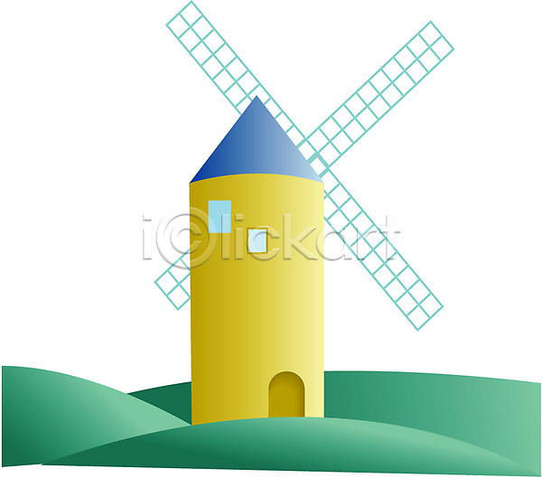 사람없음 EPS 아이콘 건물 건축 공공시설 네덜란드 네덜란드문화 네델란드 바람 시설물 언덕 에너지 오브젝트 외국문화 유럽 초원(자연) 클립아트 풍력발전소 풍차 현대건축