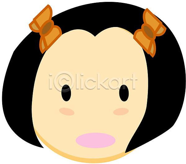 사람 신체부위 아기 EPS 아이콘 가족 놀람 리본 머리 머리핀 신체 얼굴 클립아트 표정