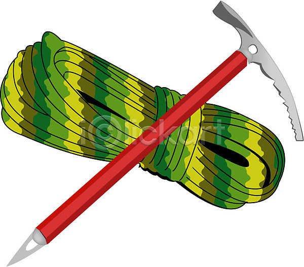 사람없음 EPS 아이콘 놀이용품 도구 등산 등산용품 루프 생활용품 장비 지팡이