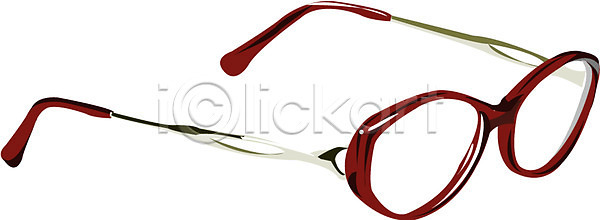 사람없음 EPS 아이콘 교구 뿔테안경 생활용품 스쿨라이프 안경 오브젝트 잡화