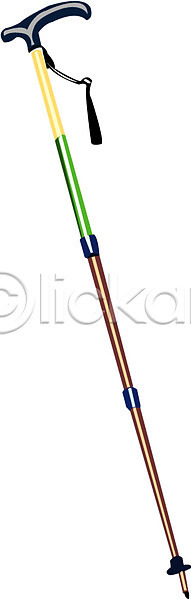 사람없음 EPS 아이콘 놀이용품 등산 등산스틱 레저 생활용품 여행 여행용품 오브젝트 지팡이
