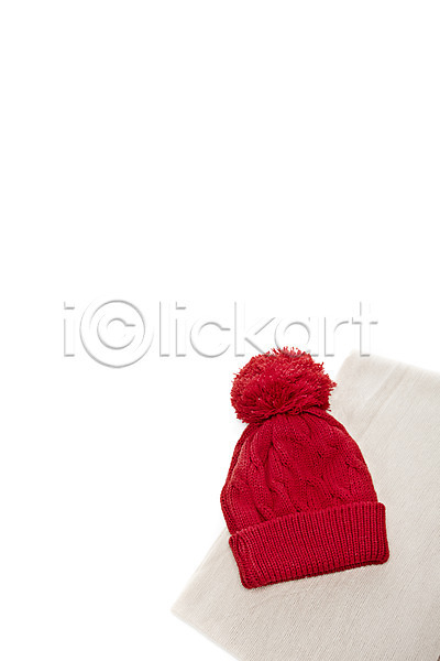 사람없음 JPG 포토 겨울 계절 뜨개질 모자(잡화) 백그라운드 스튜디오촬영 실내 오브젝트 털모자