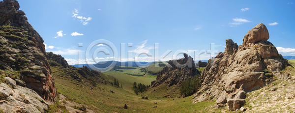 사람없음 JPG 포토 해외이미지 경사 골짜기 구름 날씨 도로 돌산 러시아 로키산맥 산 산등성이 산악지대 시베리아 야외 언덕 여름 여행 자연 장면 절정 지역 초록색 파노라마 파란색 풍경 하늘 해외202004 해외포토 환경 황무지
