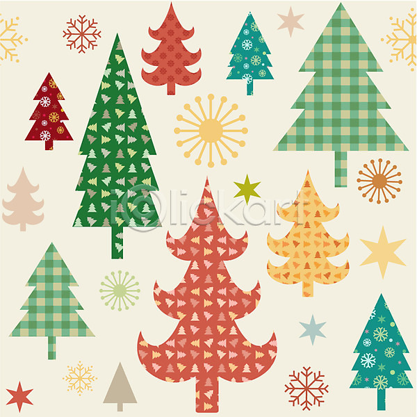 사람없음 AI(파일형식) 일러스트 기념일 디자인 모양 무늬 문양 백그라운드 벽지 이벤트 크리스마스 크리스마스트리 패턴 패턴백그라운드