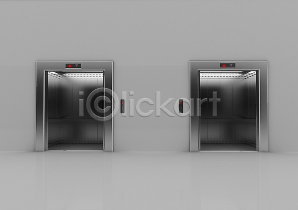 사람없음 3D PSD 입체 3D소스 공공시설 그래픽 문 빌딩 시설물 실내 엘리베이터 오픈 인테리어