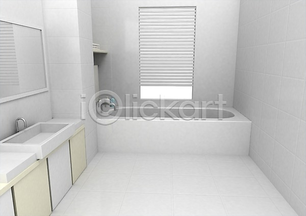 사람없음 3D PSD 입체 3D소스 거울 그래픽 블라인드 선반 세면대 실내 욕실 욕조 위생용품 인테리어 창문 화장실