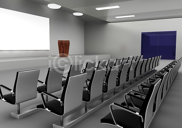 사람없음 3D PSD 입체 3D소스 강의 강의실 그래픽 단상 미팅룸 실내 의자 인테리어 칠판 화이트보드 회의실