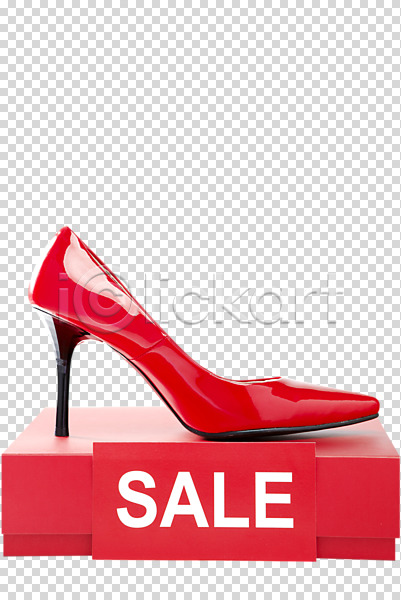 사람없음 PNG 편집이미지 구두 꼬리표 빨간색 세일 쇼핑 신발 여성화 오브젝트 이벤트 전시 판매 편집소스 하이힐